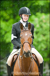 Photographing horse shows in the rain