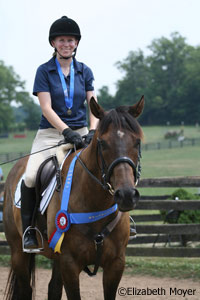 Holly and Dexter's blue ribbon