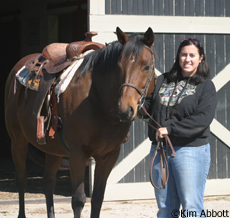 Jennifer Tosch, barn manager of the KY Equine Humane Center