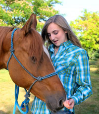 Girl and Horse