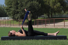 Equestrian Pilates: IT Band and Inner Thigh Stretch position B