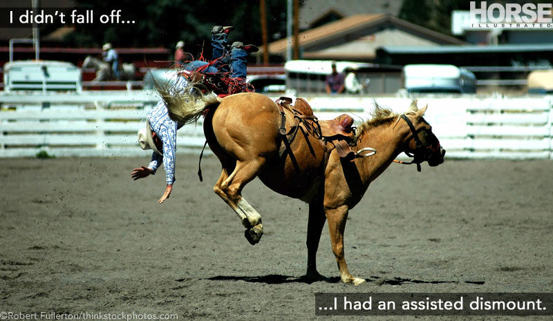 I had an assisted dismount I had an assisted dismount
