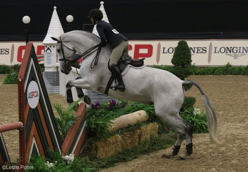 Abigail Brayman at the 2017 Maclay Final