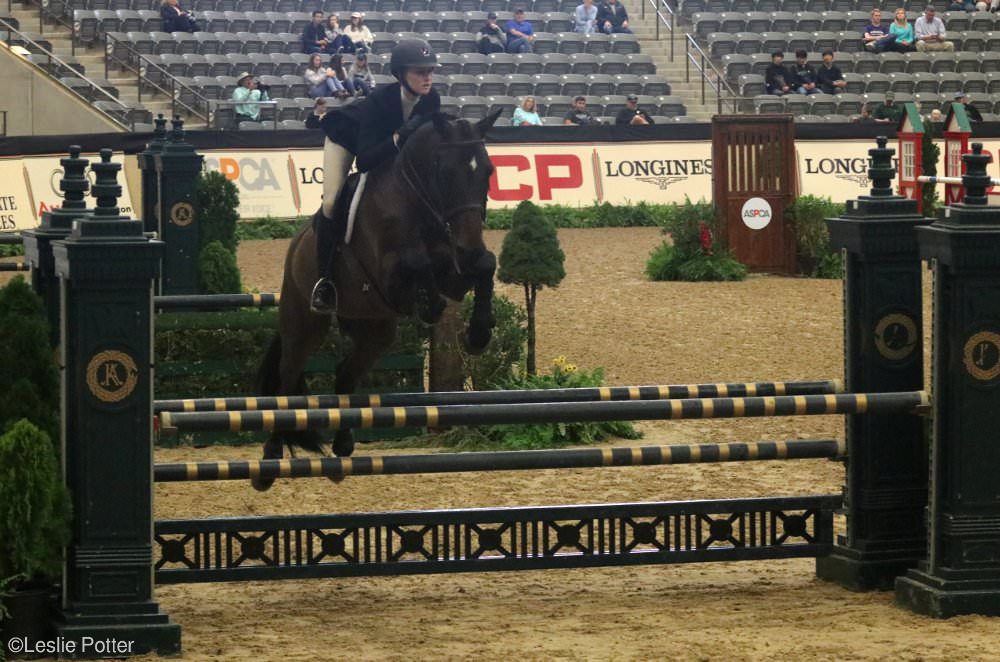 Annabel Revers at the 2017 Maclay Final