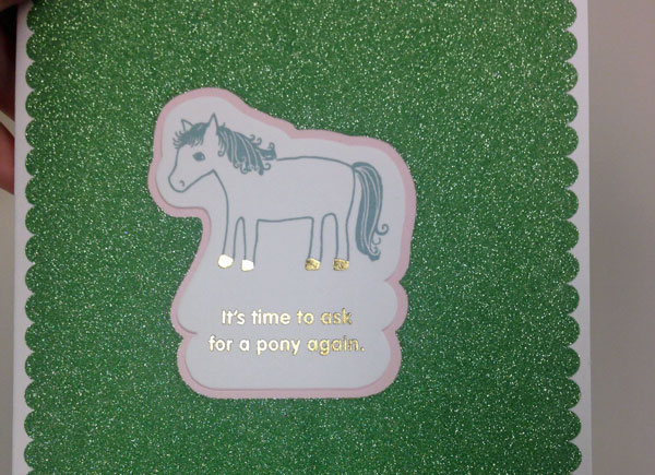 Pony Card