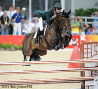 Rodrigo Pessoa and Rufus at the 2008 Olympic Games