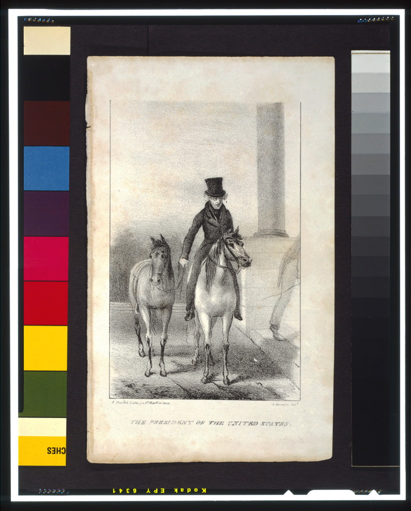Andrew Jackson with horses