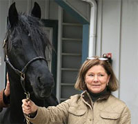 The Kentucky Horse Park sheltered orphaned black Arabian horses
