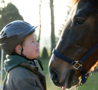 Therapeutic riding is mentally and physically rewarding for those involved