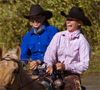 Cowgirl U is a course designed to teach the western riding lifestyle