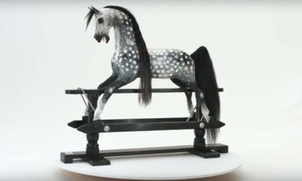 Crystal Rocking Horse