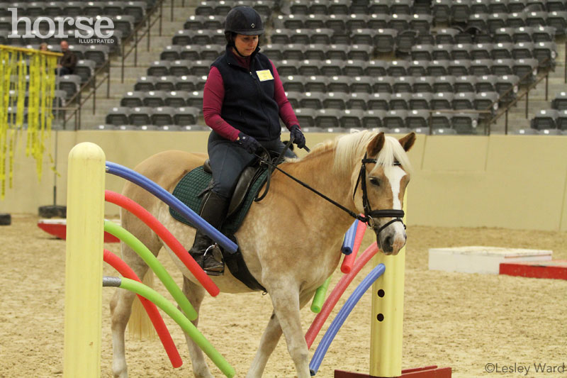 Kim and Bailey at the Mounted Police Desensitization Clinic