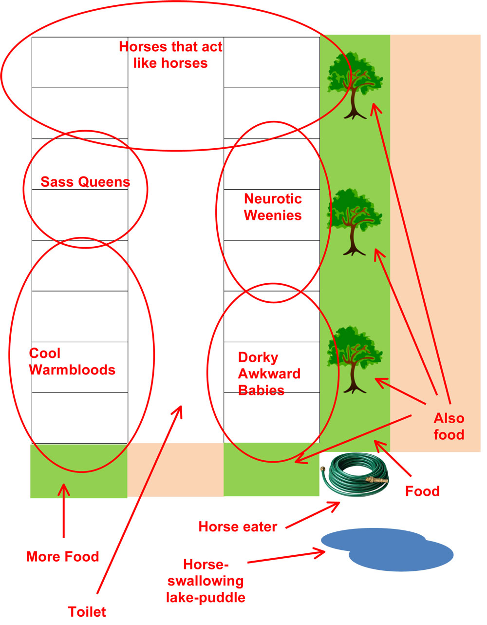 Diagram of the Barn