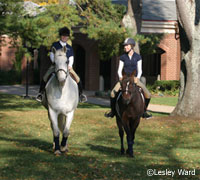 College equestrians