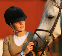 Girl and horse