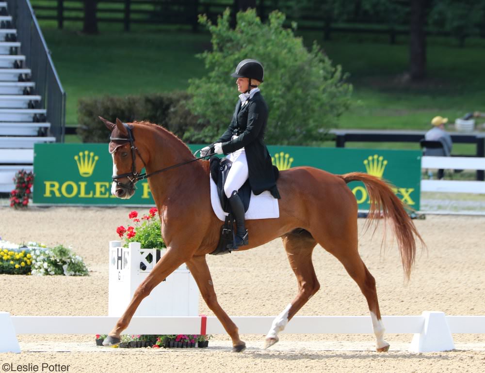 Katie Ruppel and Houdini at Rolex