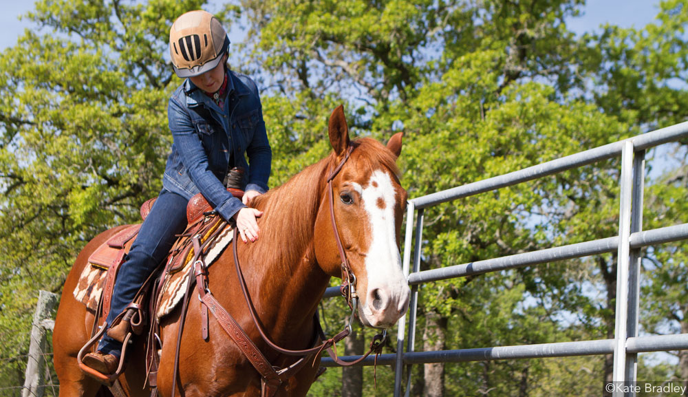 Navigate Gates from Horseback