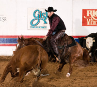 Zachary Combs and Purdy Aristo Cat - NCHA Novice World Champions