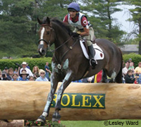 Gina Miles and MacKinlaigh at the Rolex Kentucky Three-Day Event