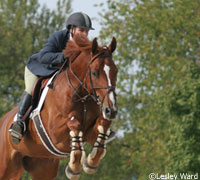 Young show jumper