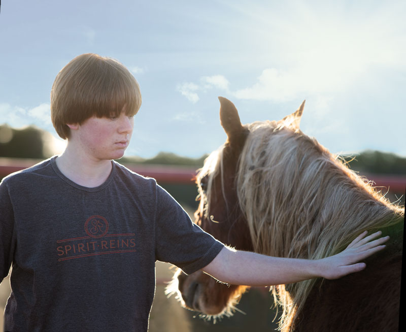 Andrew and Joey at Spirit Reins