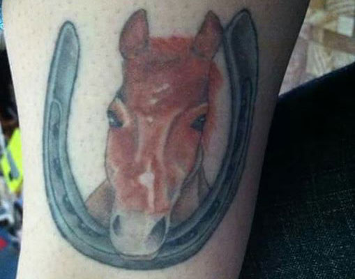 Horse Portrait Tattoo