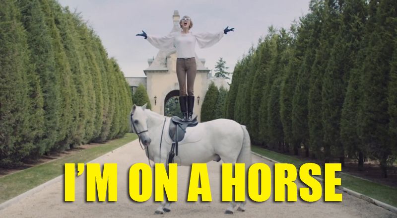 Taylor on a Horse
