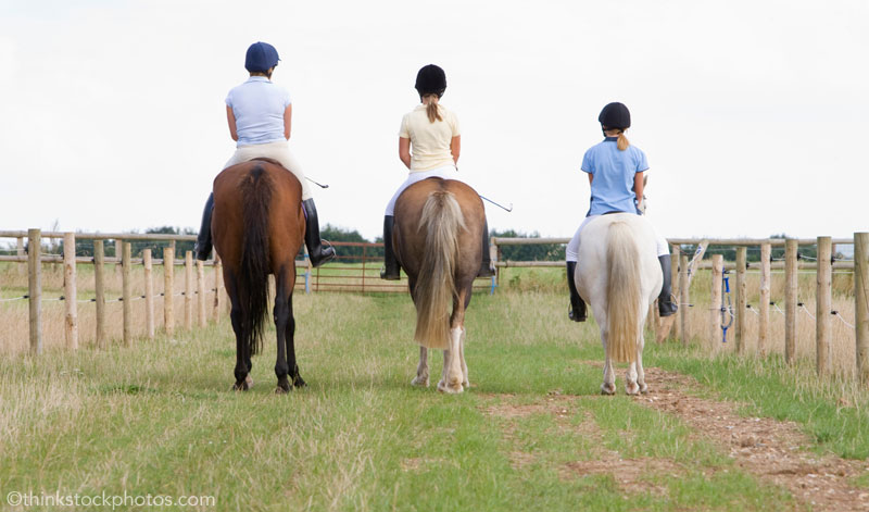 Riders of different ages