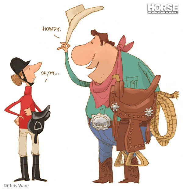Too Heavy Different size riders need different size horses