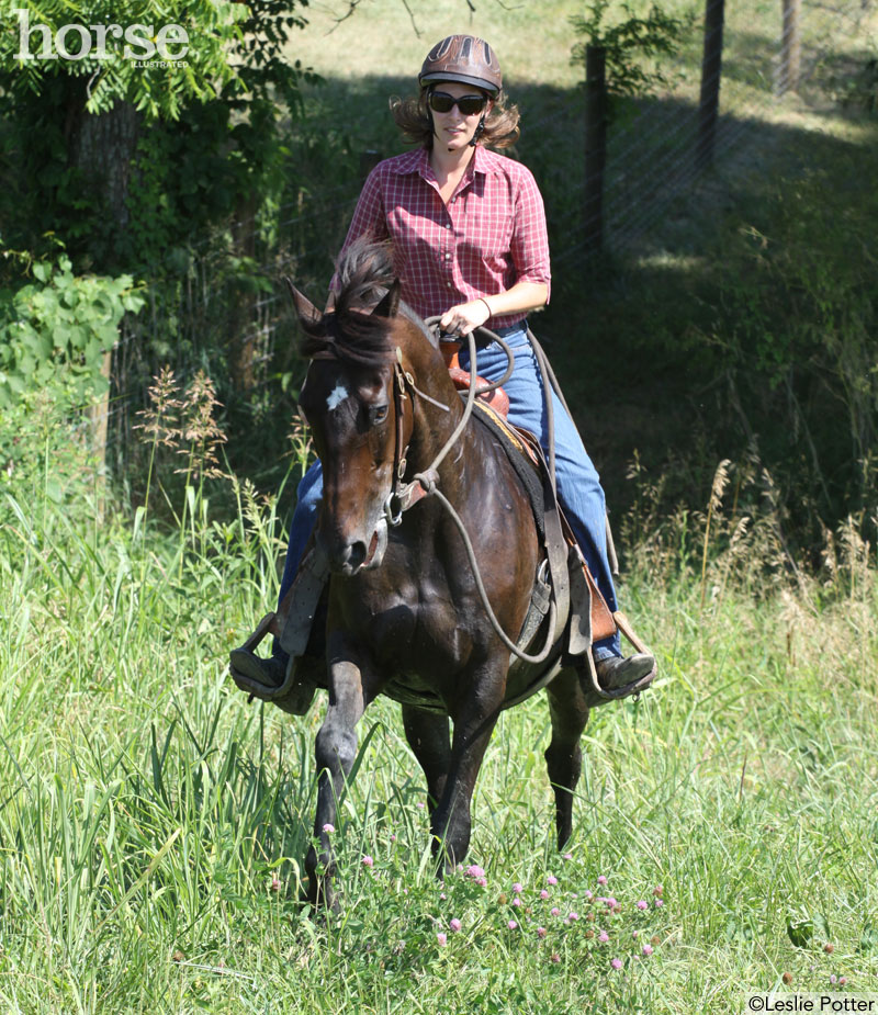 Riding uphill