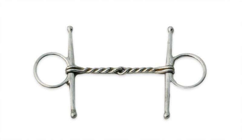 Twisted wire snaffle