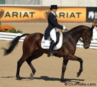 The German team dominated day one of dressage