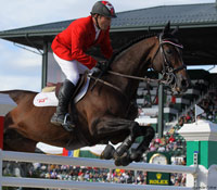 Eric Lamaze of the Canadian team