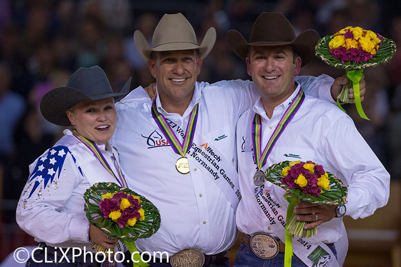 Reining Medal Winners