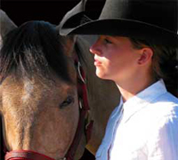 Girl and horse