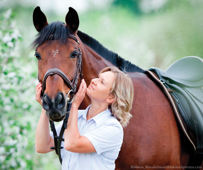 Woman and Horse