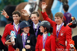 Team Europe wins show jumping gold at the Youth Olympics