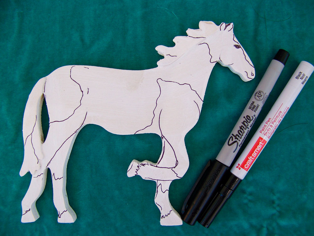 Young Rider Horse Ornament