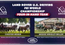 US Equestrian Announces Land Rover U.S. Driving Team for 2022 FEI Driving World Championship for Four-in-Hand Horses land rover US driving FEI world championship