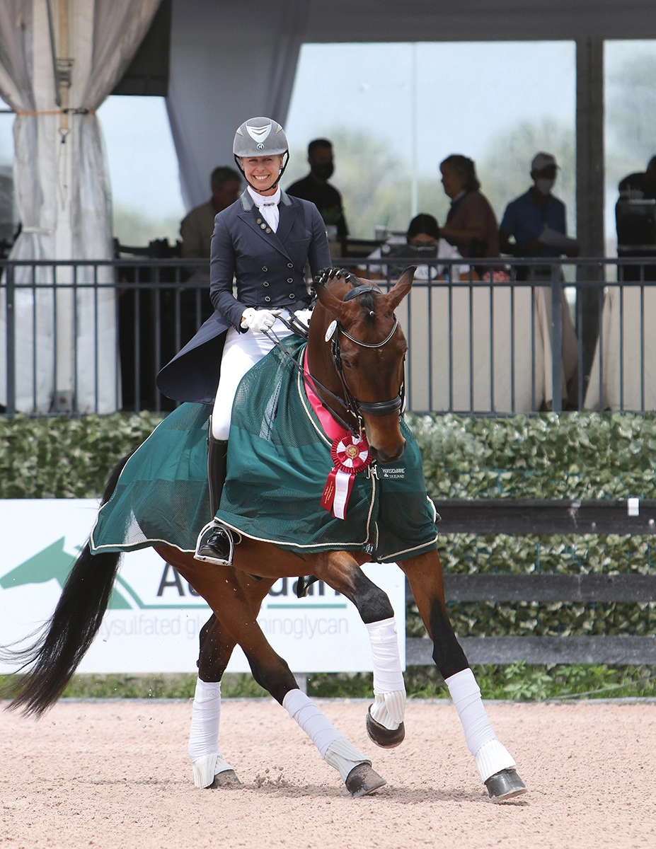 JJ Tate and Romeo steal hearts and 2nd place as reserve champions at the Developing Prix St. Georges in Wellington.