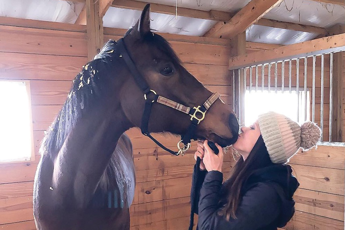 horse and owner