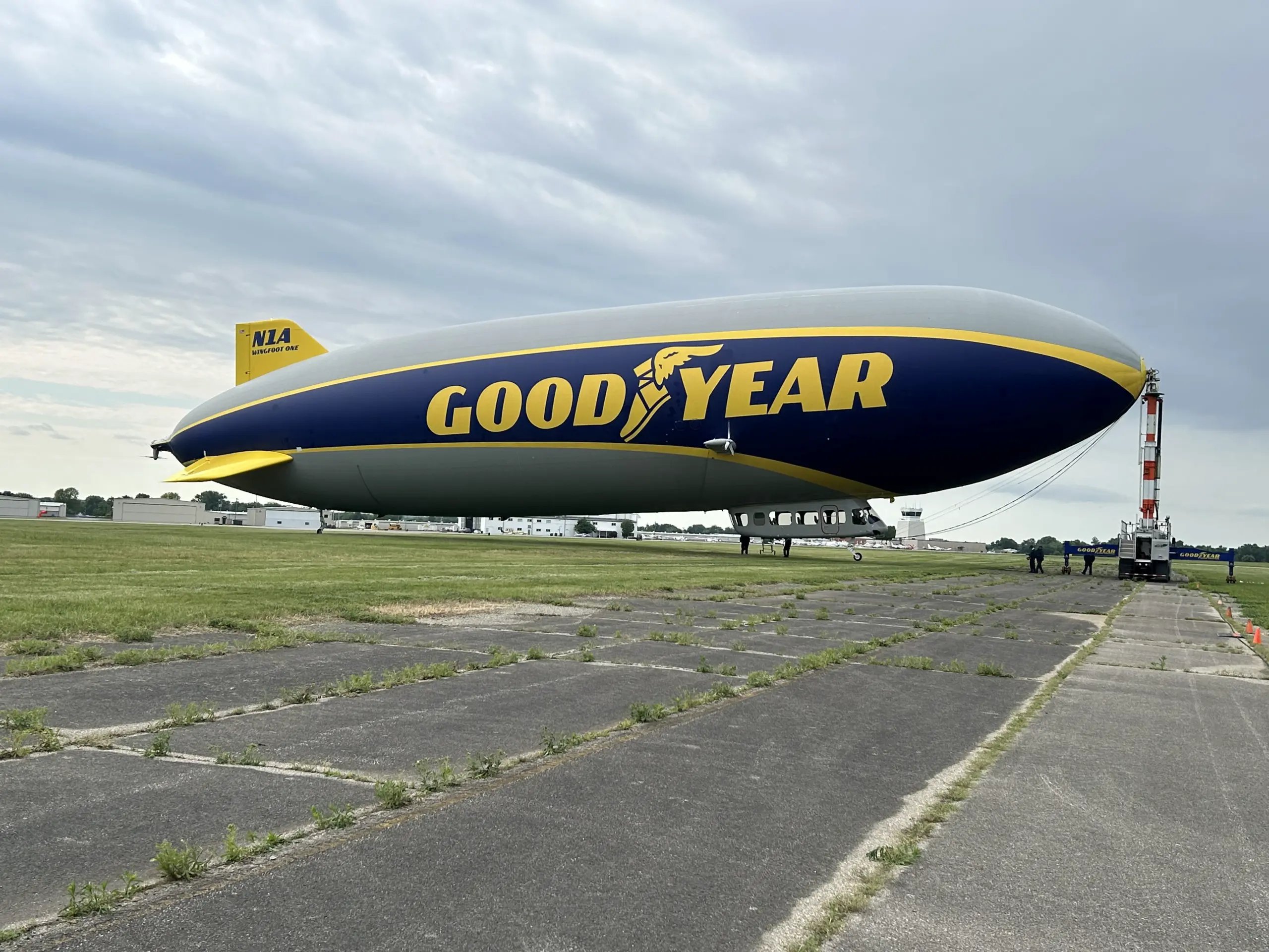 The Goodyear Blimp.