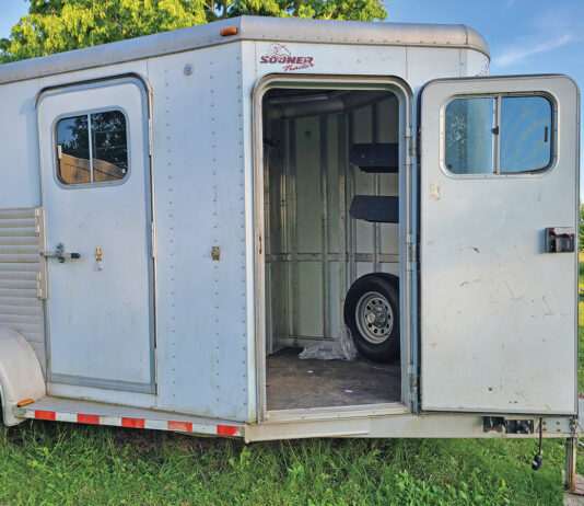 Organize & Customize Your Horse Trailer Storage A horse trailer.