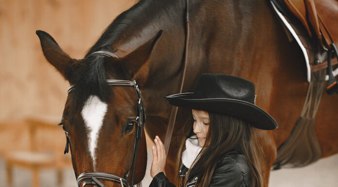 A young model representing Lily and Angus.