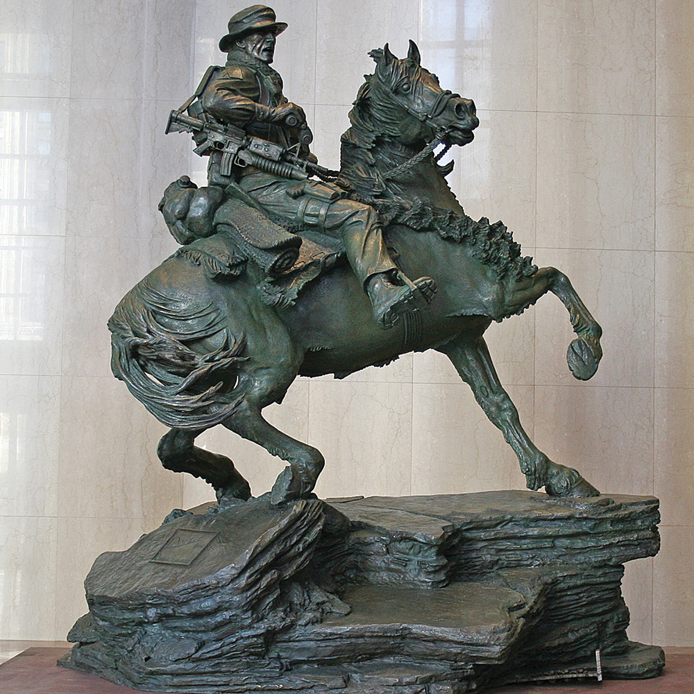 Green Berets horse soldier monument