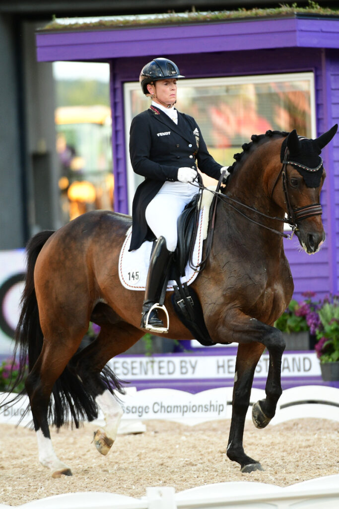 Isabell Werth riding dressage