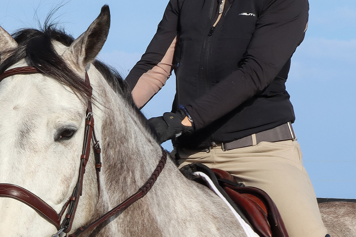 Neck reining is a well-known riding aid