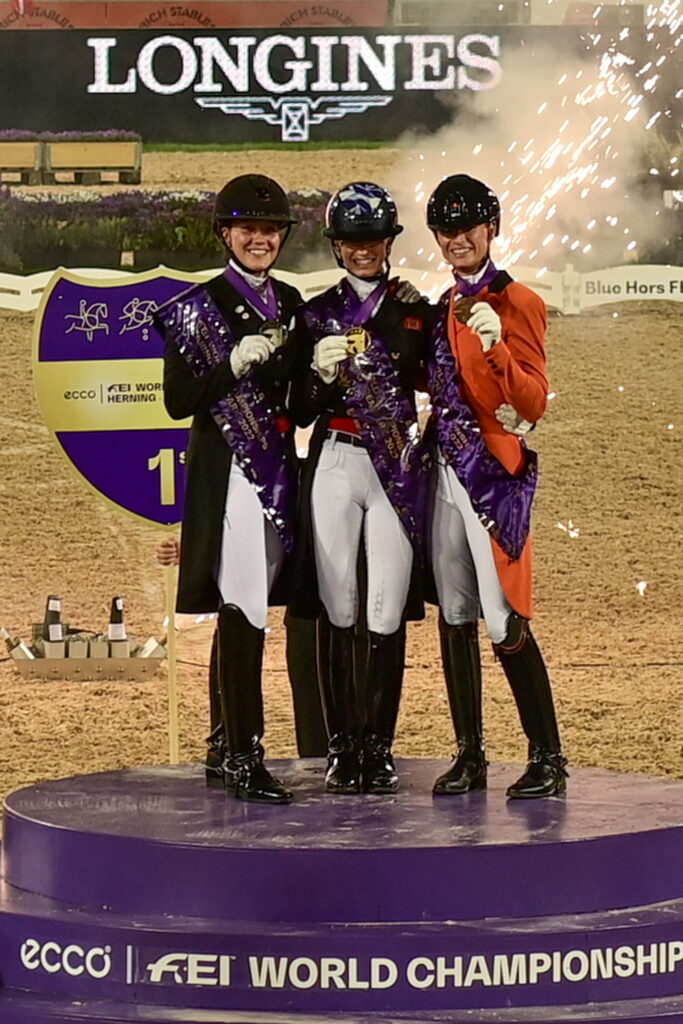 dressage freestyle podium