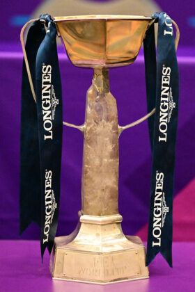 The FEI World Cup Jumping Finals trophy