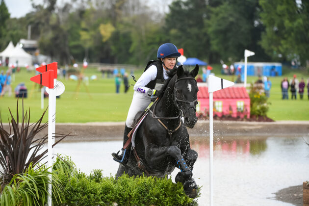 Sydney Elliott and QC Diamantaire on cross-country day at the Pan American Games